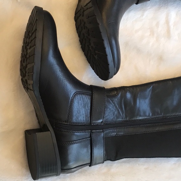 Donald J Pliner Baso Black Leather Boots - Picture 8 of 11